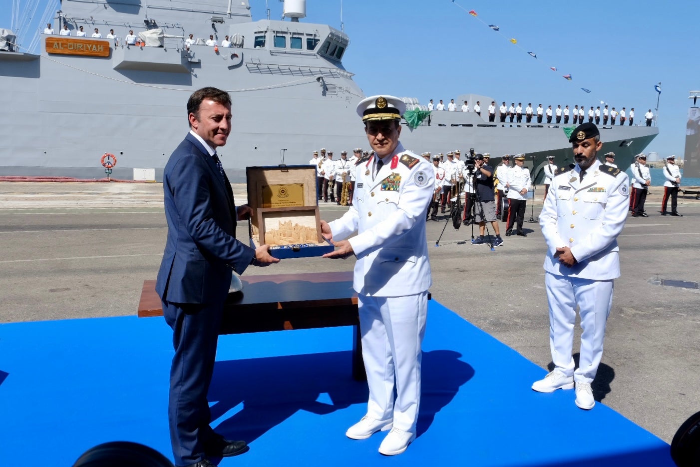 En imágenes: Navantia entrega a Arabia Saudí la segunda corbeta construida en Bahía de Cádiz