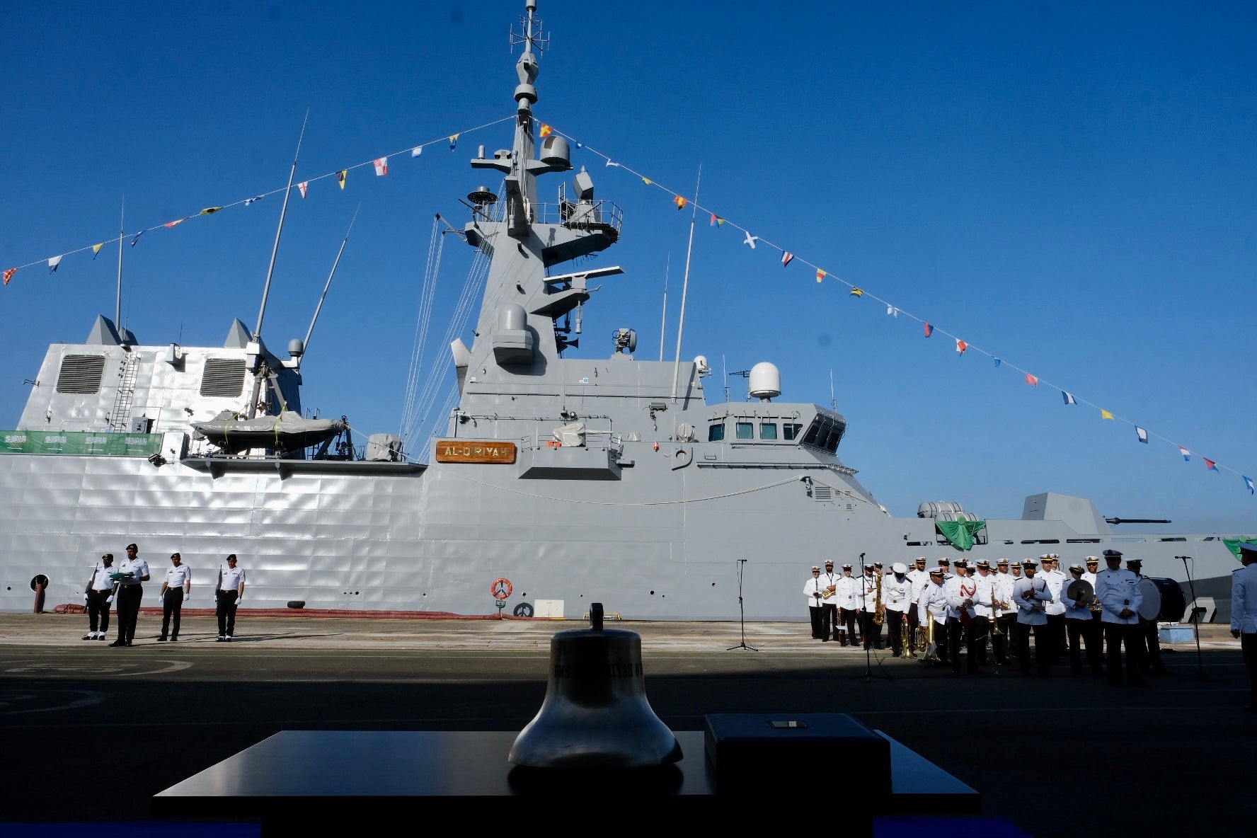 En imágenes: Navantia entrega a Arabia Saudí la segunda corbeta construida en Bahía de Cádiz