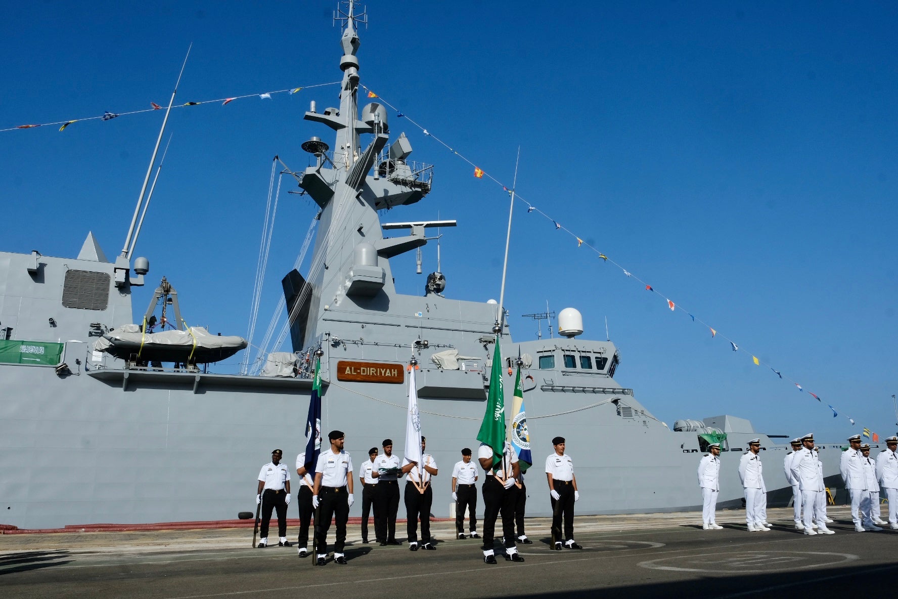 En imágenes: Navantia entrega a Arabia Saudí la segunda corbeta construida en Bahía de Cádiz