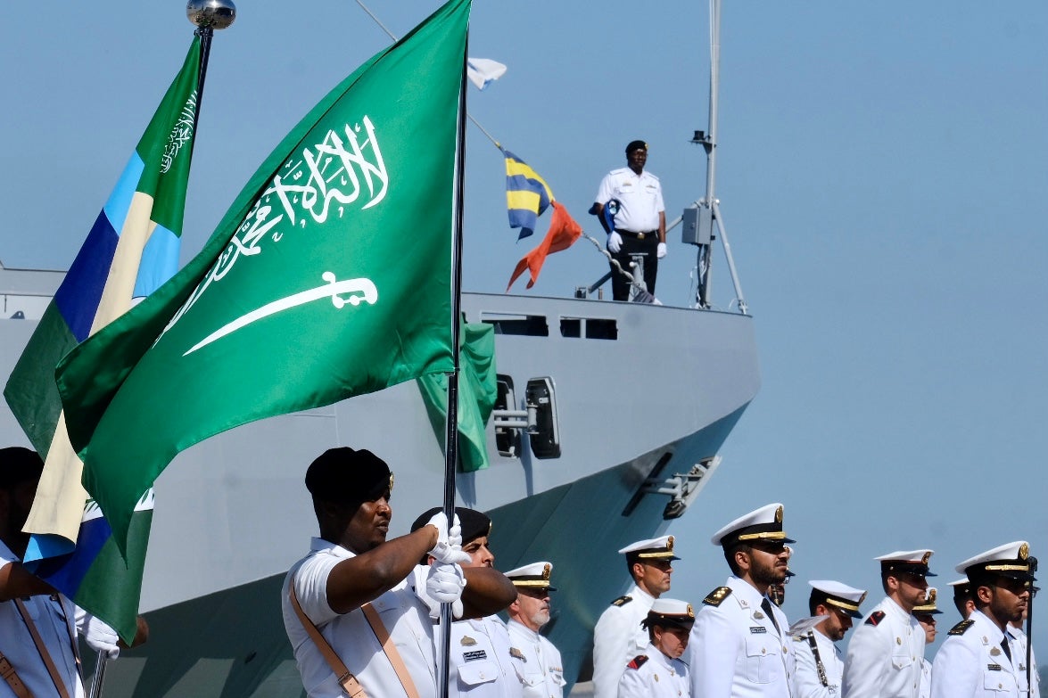 En imágenes: Navantia entrega a Arabia Saudí la segunda corbeta construida en Bahía de Cádiz