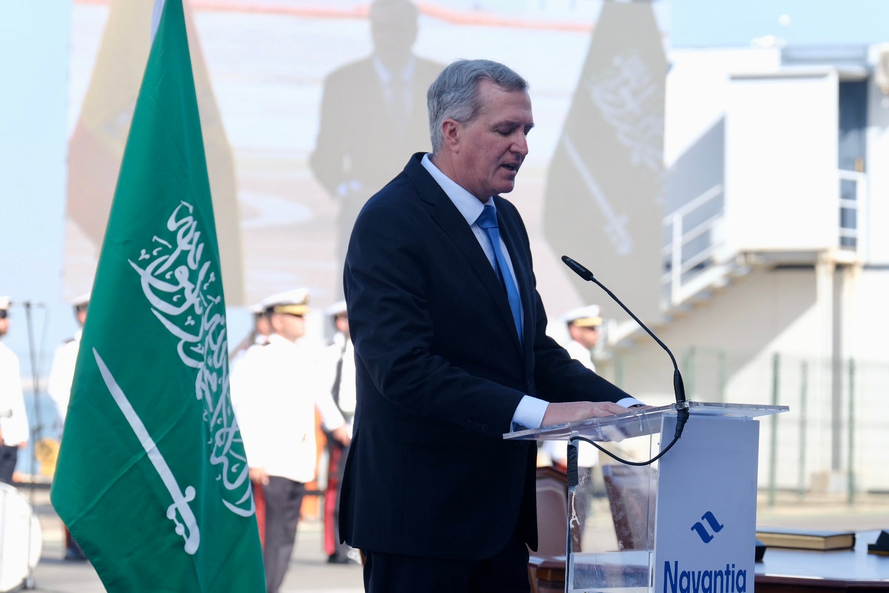 En imágenes: Navantia entrega a Arabia Saudí la segunda corbeta construida en Bahía de Cádiz