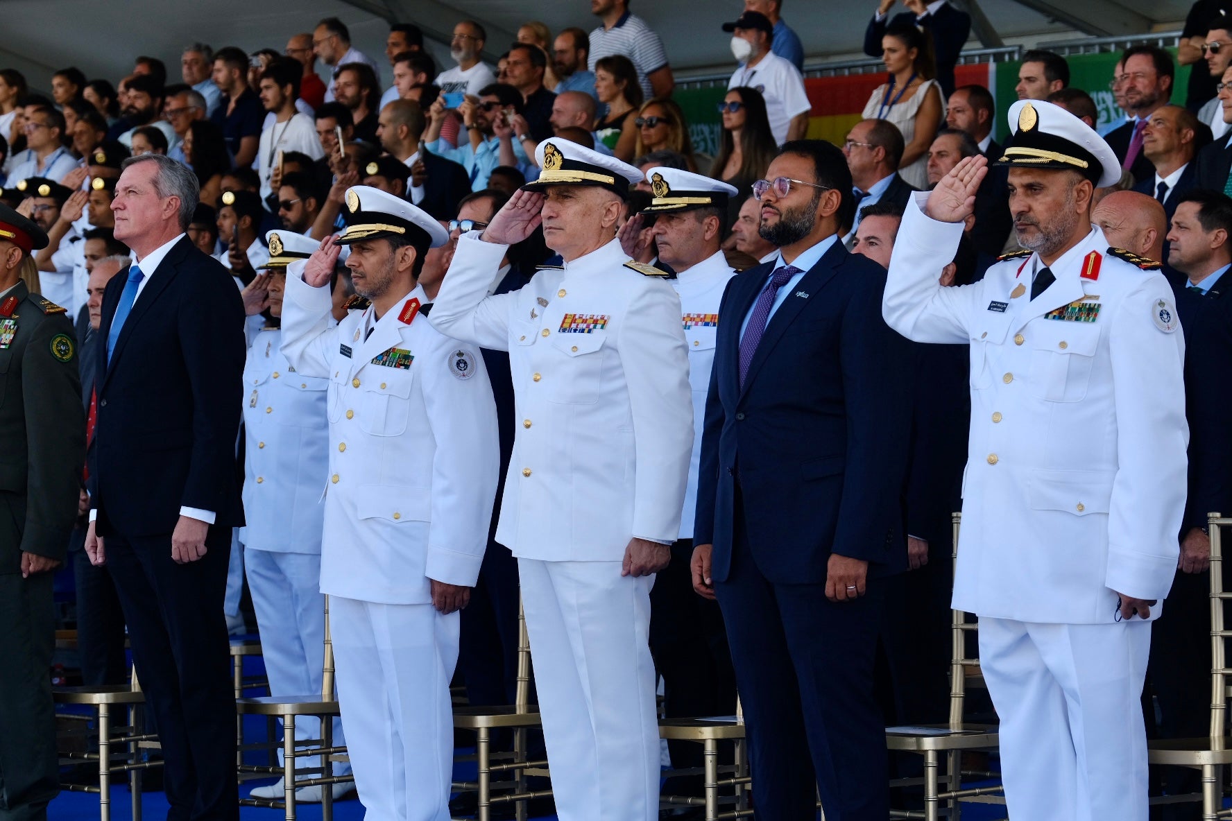 En imágenes: Navantia entrega a Arabia Saudí la segunda corbeta construida en Bahía de Cádiz