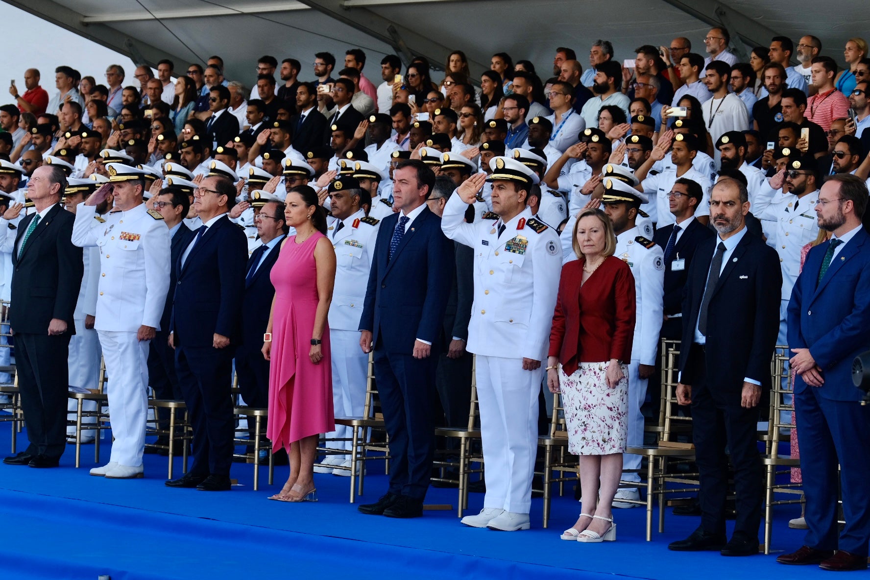 En imágenes: Navantia entrega a Arabia Saudí la segunda corbeta construida en Bahía de Cádiz