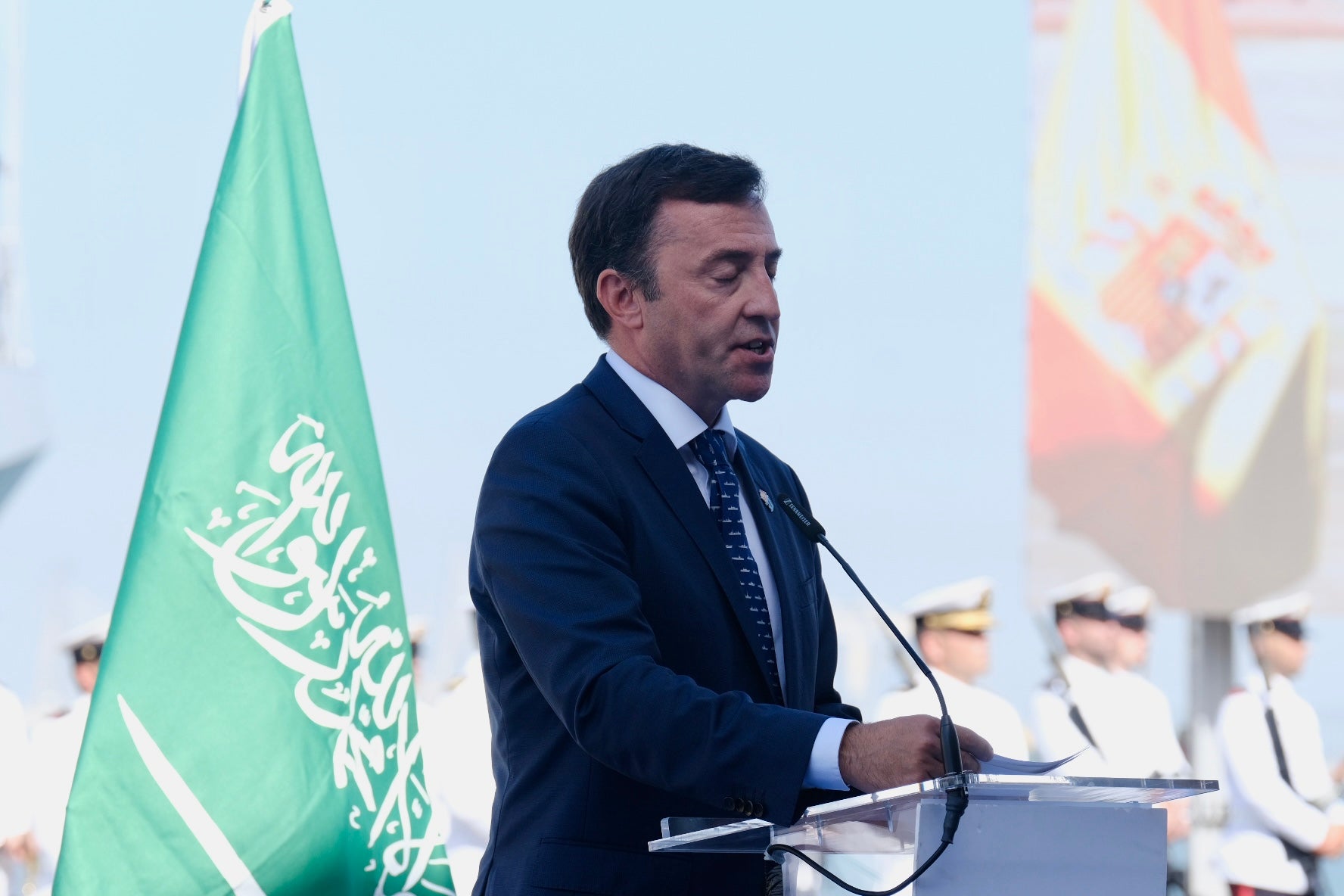 En imágenes: Navantia entrega a Arabia Saudí la segunda corbeta construida en Bahía de Cádiz