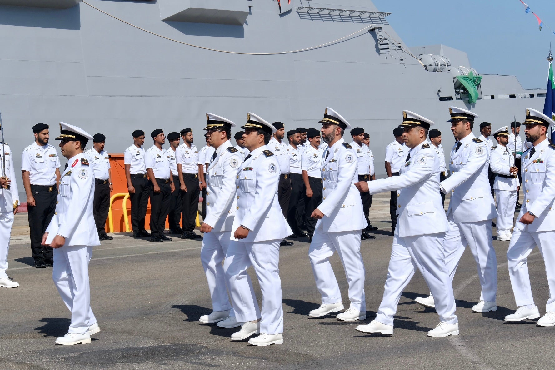 En imágenes: Navantia entrega a Arabia Saudí la segunda corbeta construida en Bahía de Cádiz