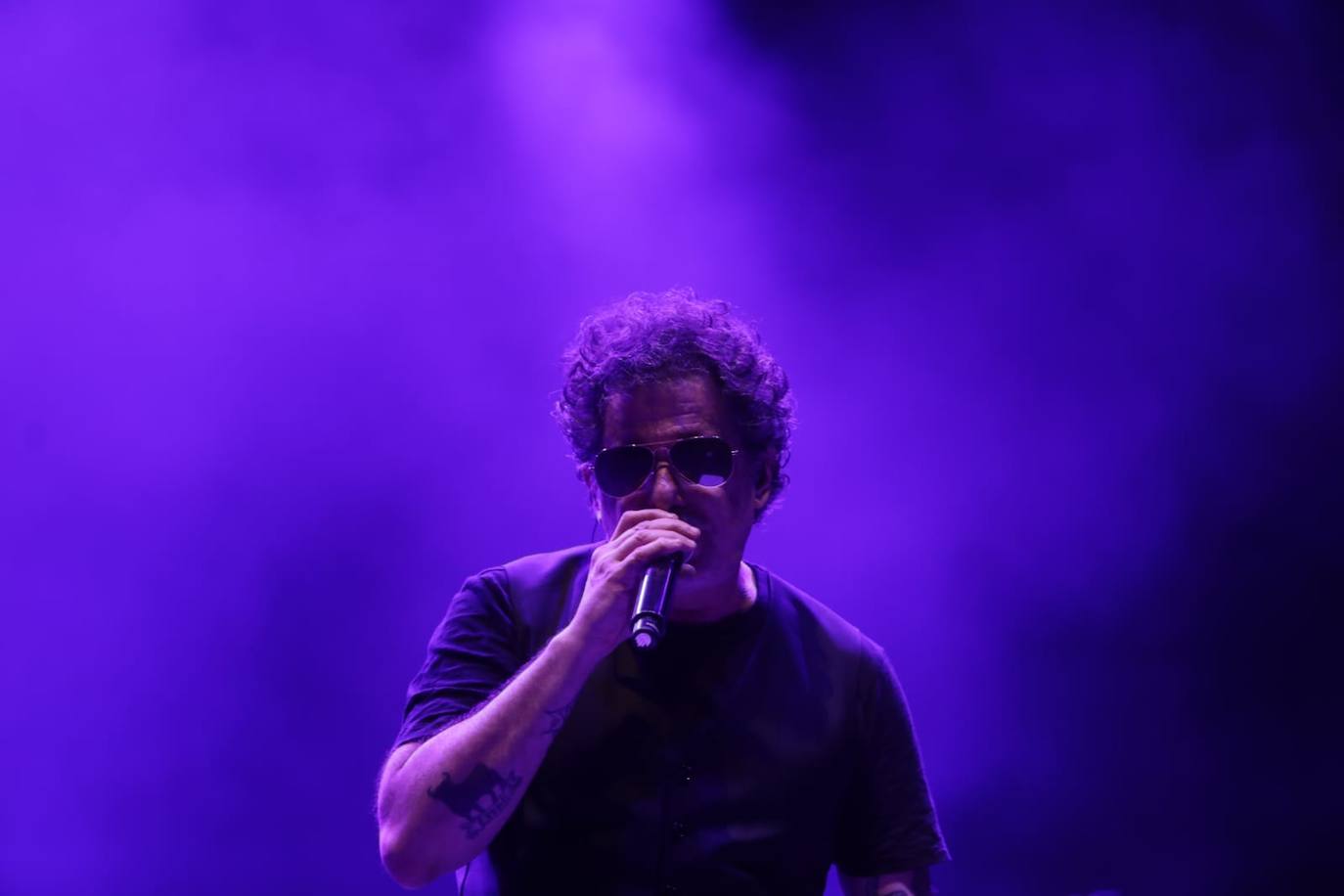 Fotos: El rock de Andrés Calamaro se muestra eterno en Chiclana