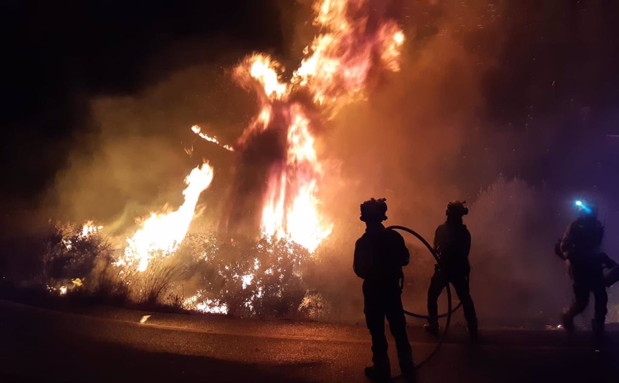 Imagen de archivo del incendio.