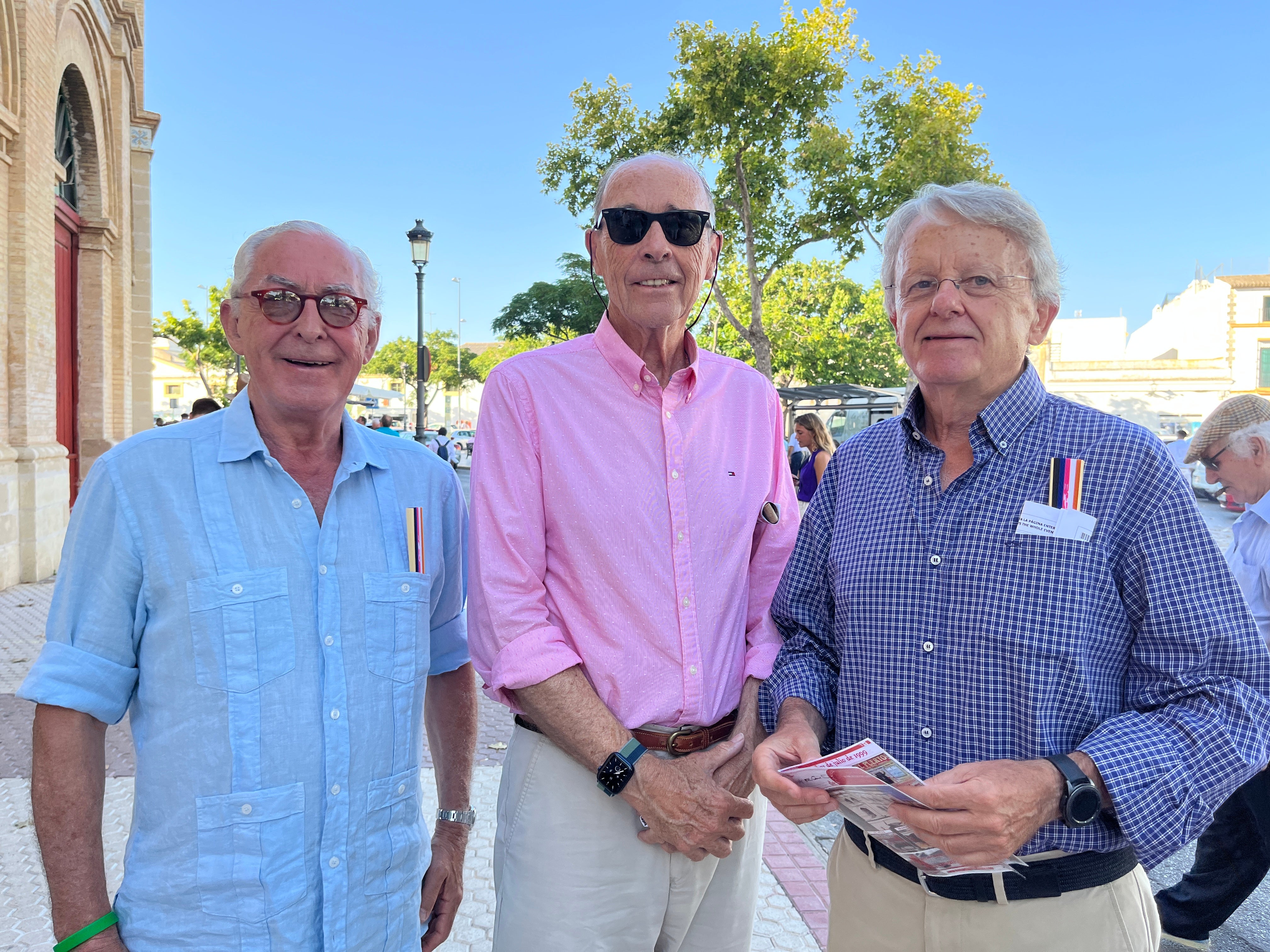 Jesús Suárez Ávila, Juan Pedro Jiménez y Sixto Castillón.