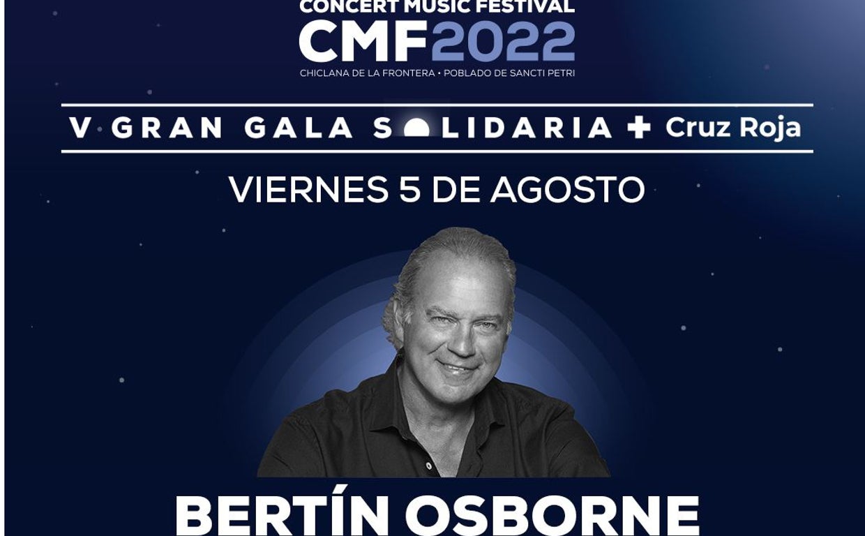 Cartel de la V Gran Gala Solidaria que se celebra este viernes en Concert Music Festival.