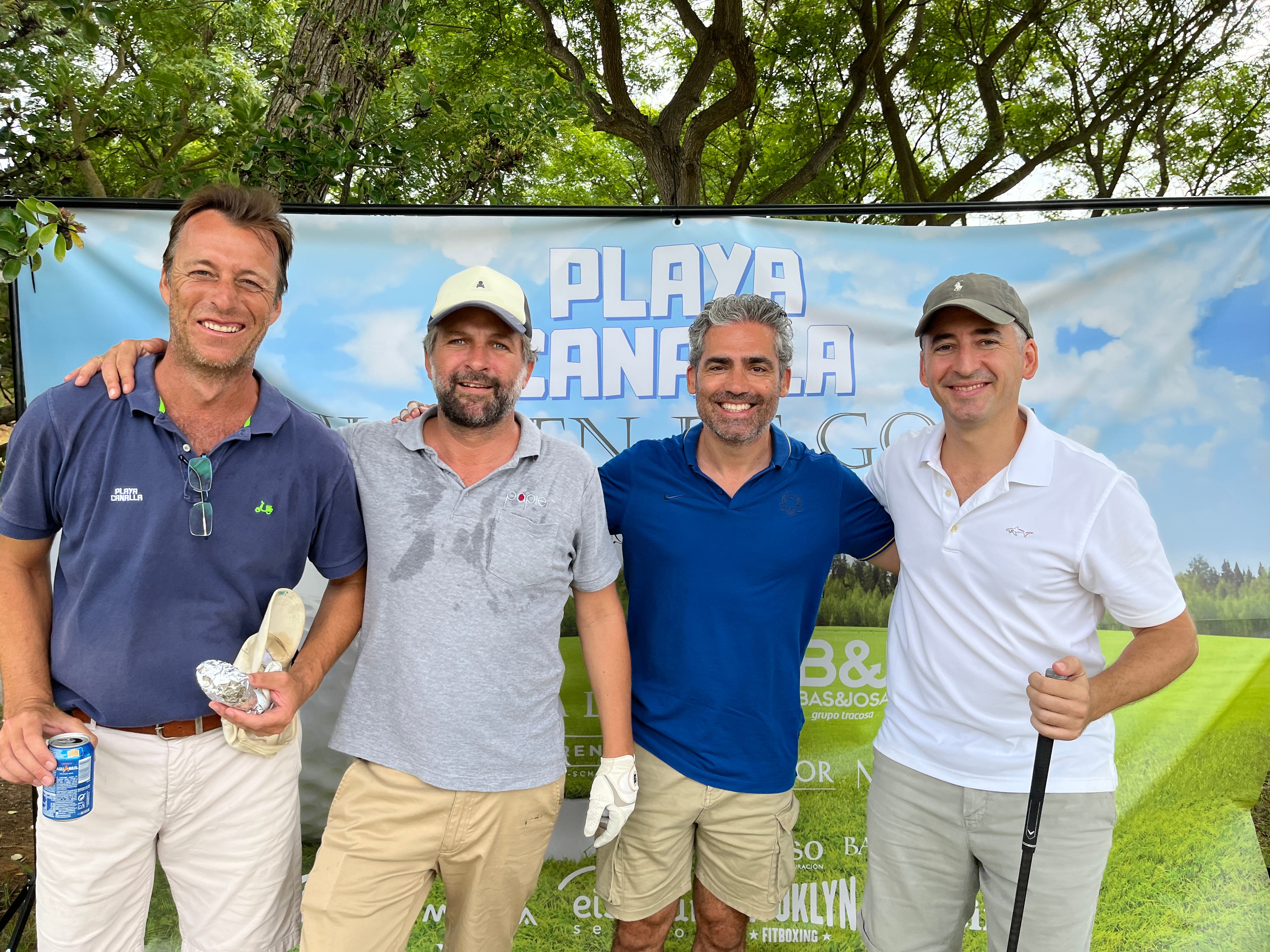 Ramón Barrero, José María Gárate, Fabián Varas y José García