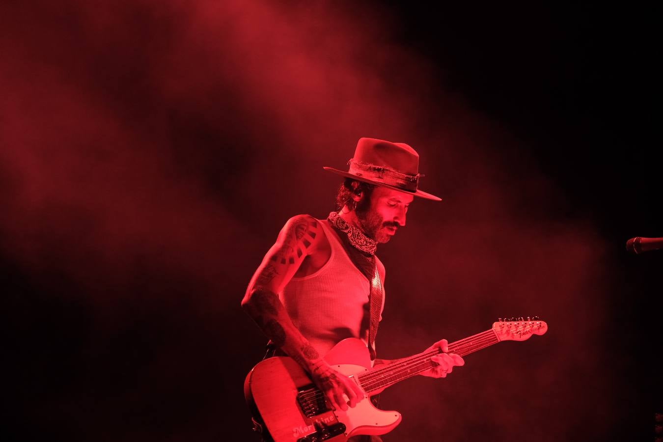 Leiva, en concierto en el Poblado de Sancti Petri