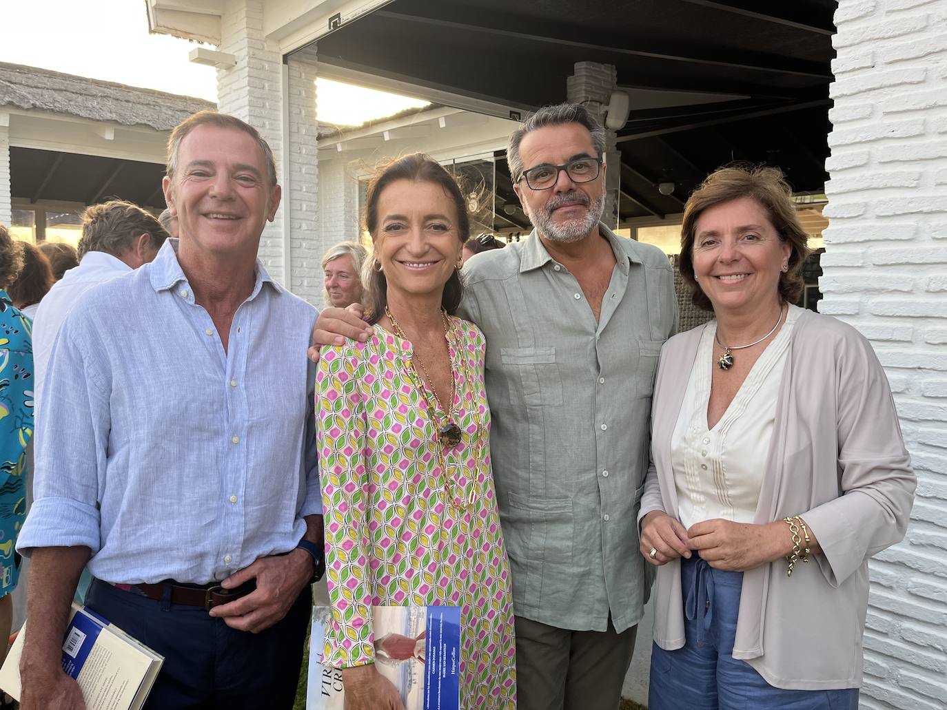 Ignacio Ollero, Marta Cabello de Alba, Gonzalo Aranzábal y Celia Ollero