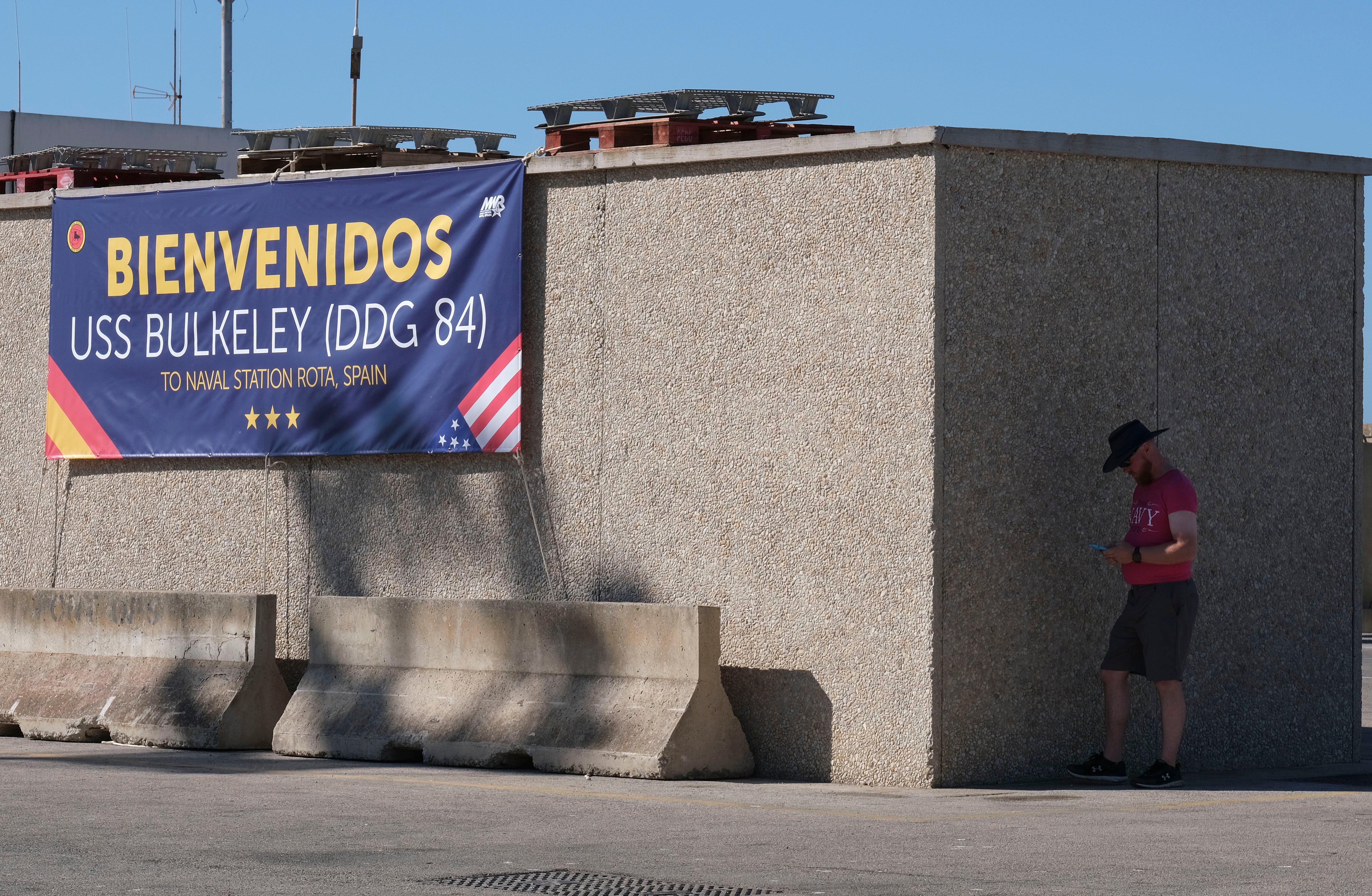 Fotos: la llegada del destructor norteamericano USS Bulkeley a la base de Rota