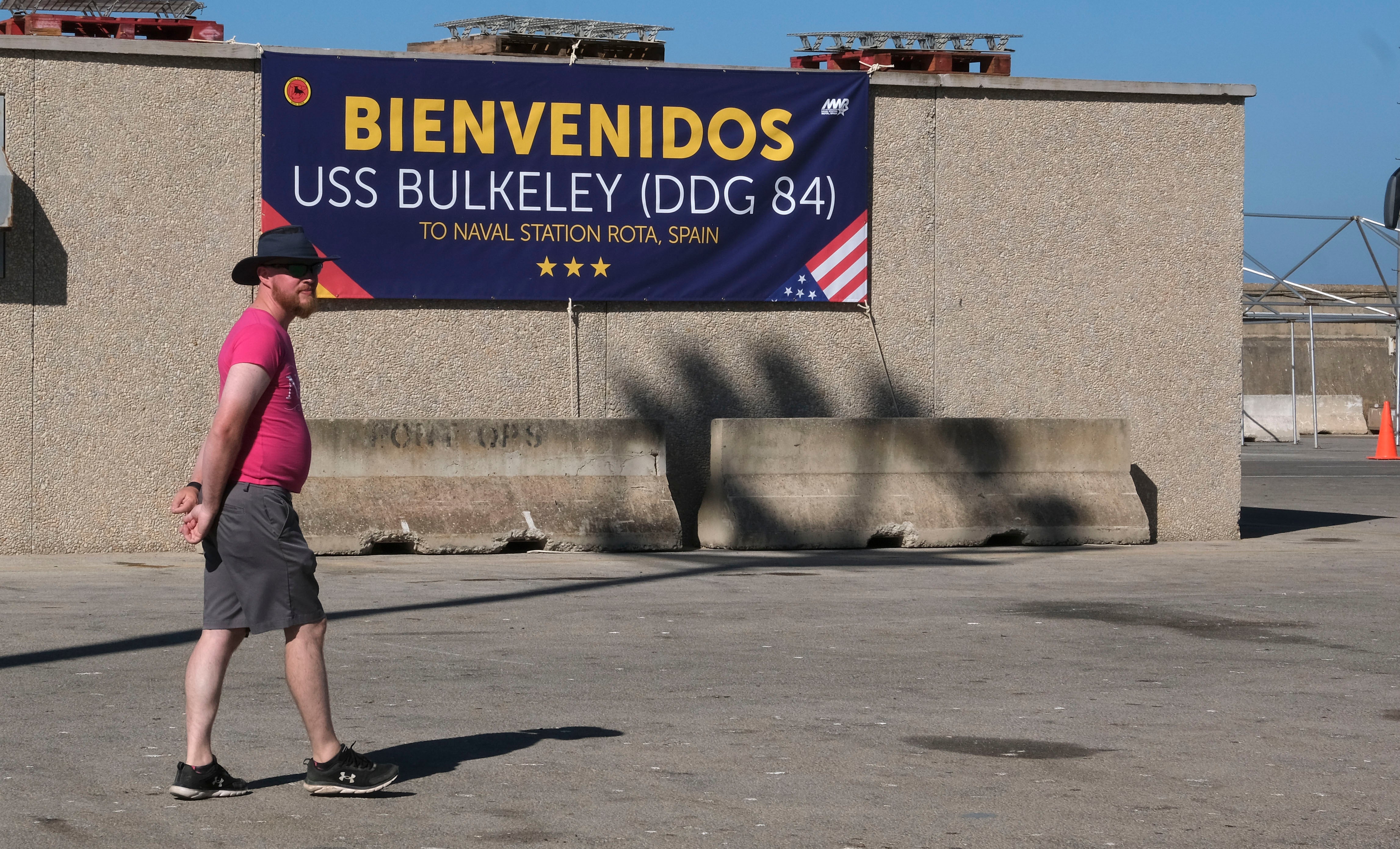 Fotos: la llegada del destructor norteamericano USS Bulkeley a la base de Rota