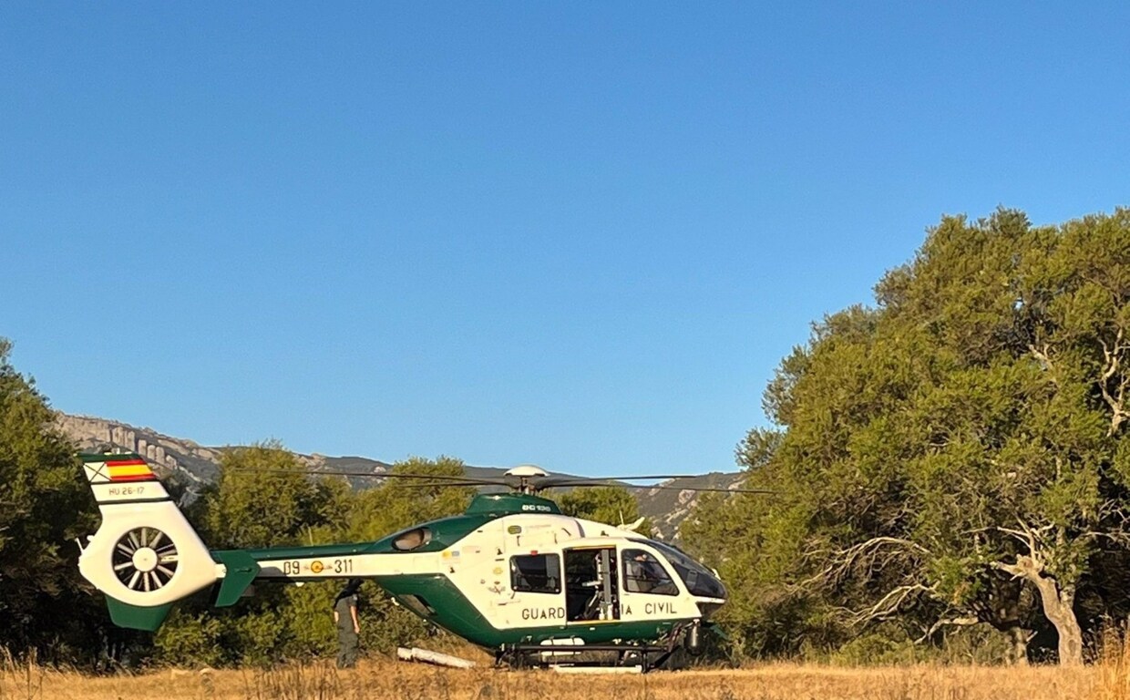 Un helicóptero de la Guardia Civil se suma a la búsqueda de Paco Cano