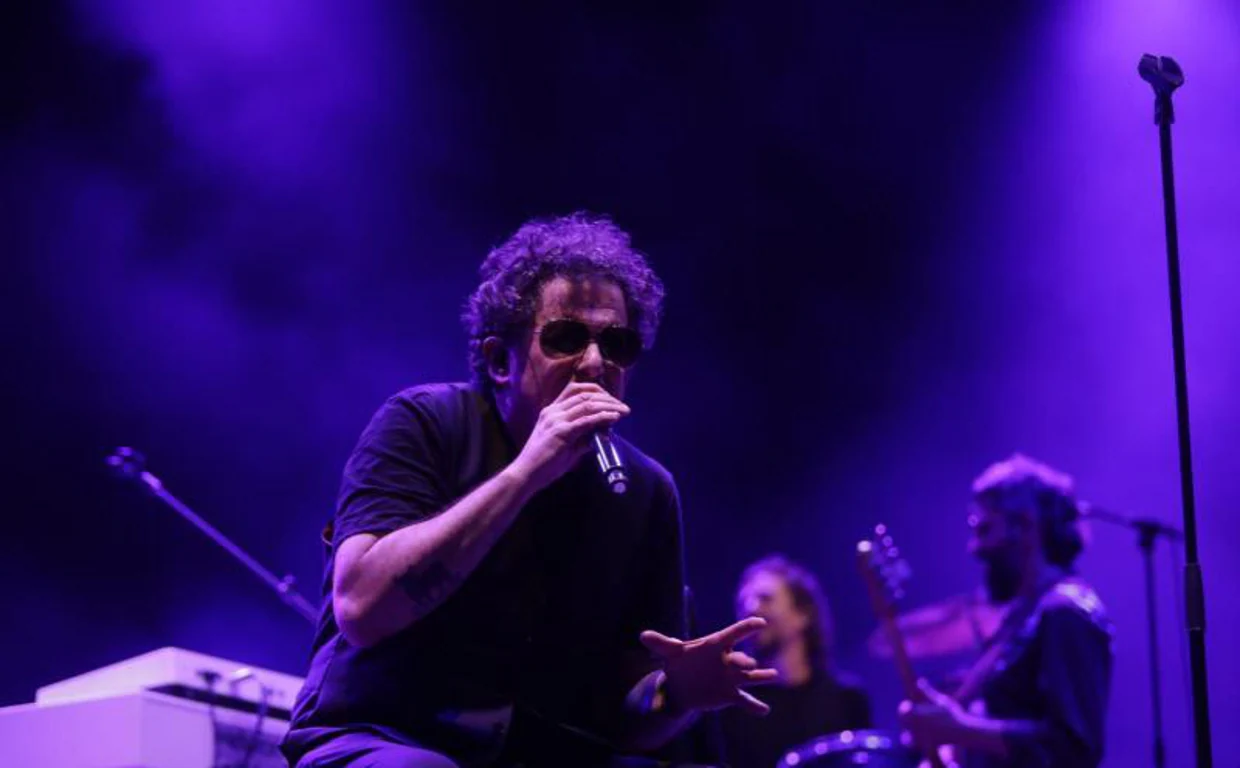 Andrés Calamaro durante su actuación en el Concert Music Festival