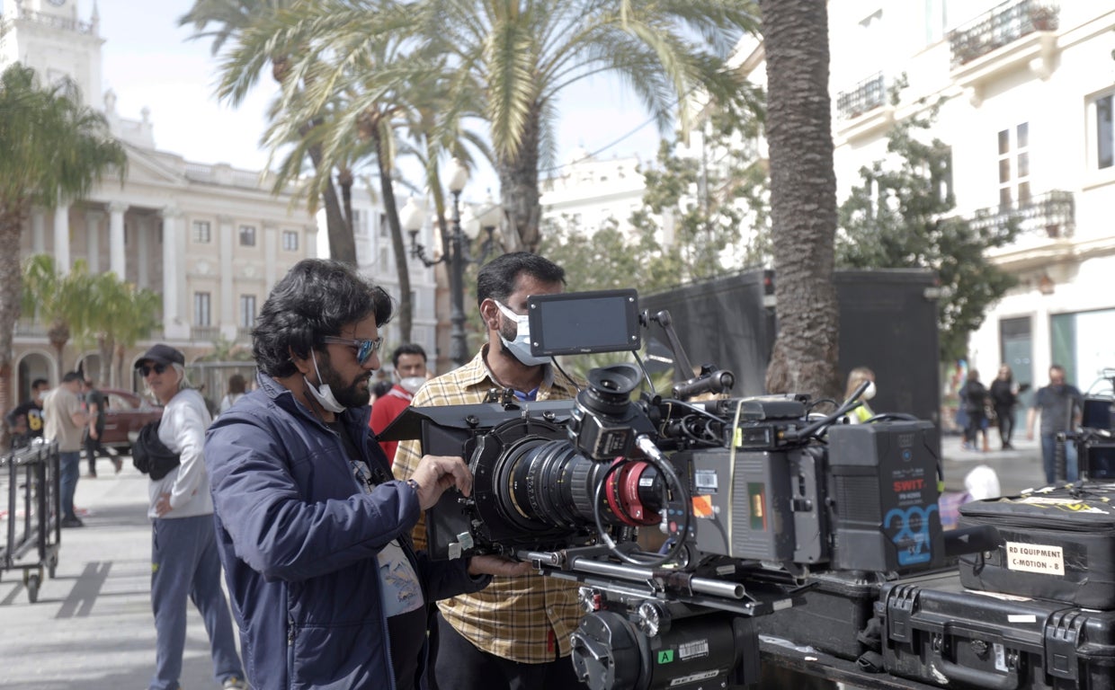 Rodaje de pelicula de Bollywood en San Juan de Dios.