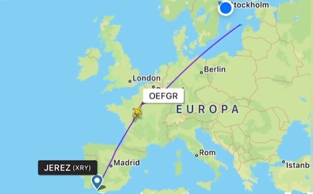 Un avión privado que despegó de Jerez se estrella en el mar Báltico