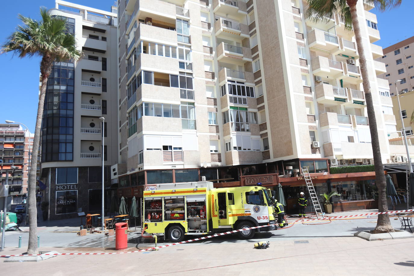 Así ha quedado La Parrilla de Matilde tras el incendio en el local