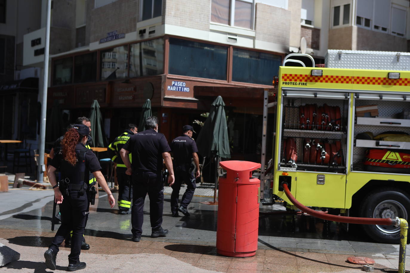 Así ha quedado La Parrilla de Matilde tras el incendio en el local