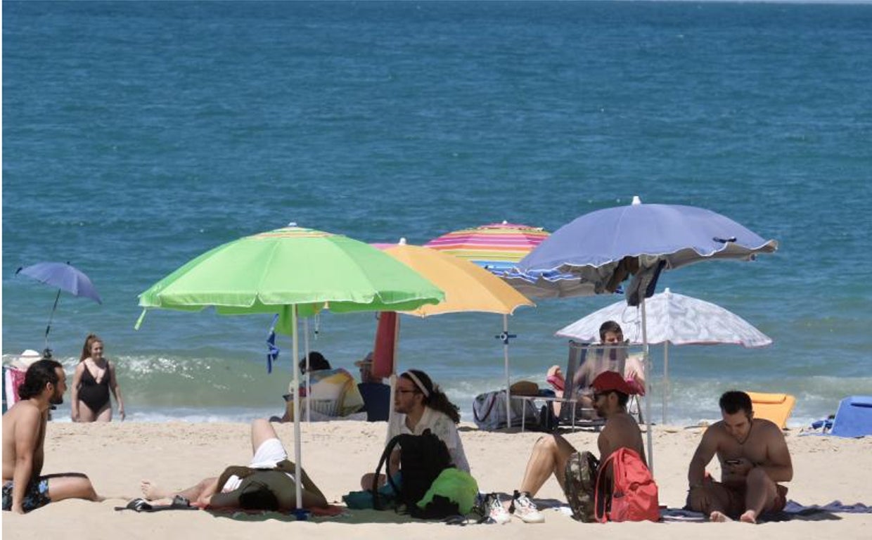 Imagen de la playa de Cádiz.