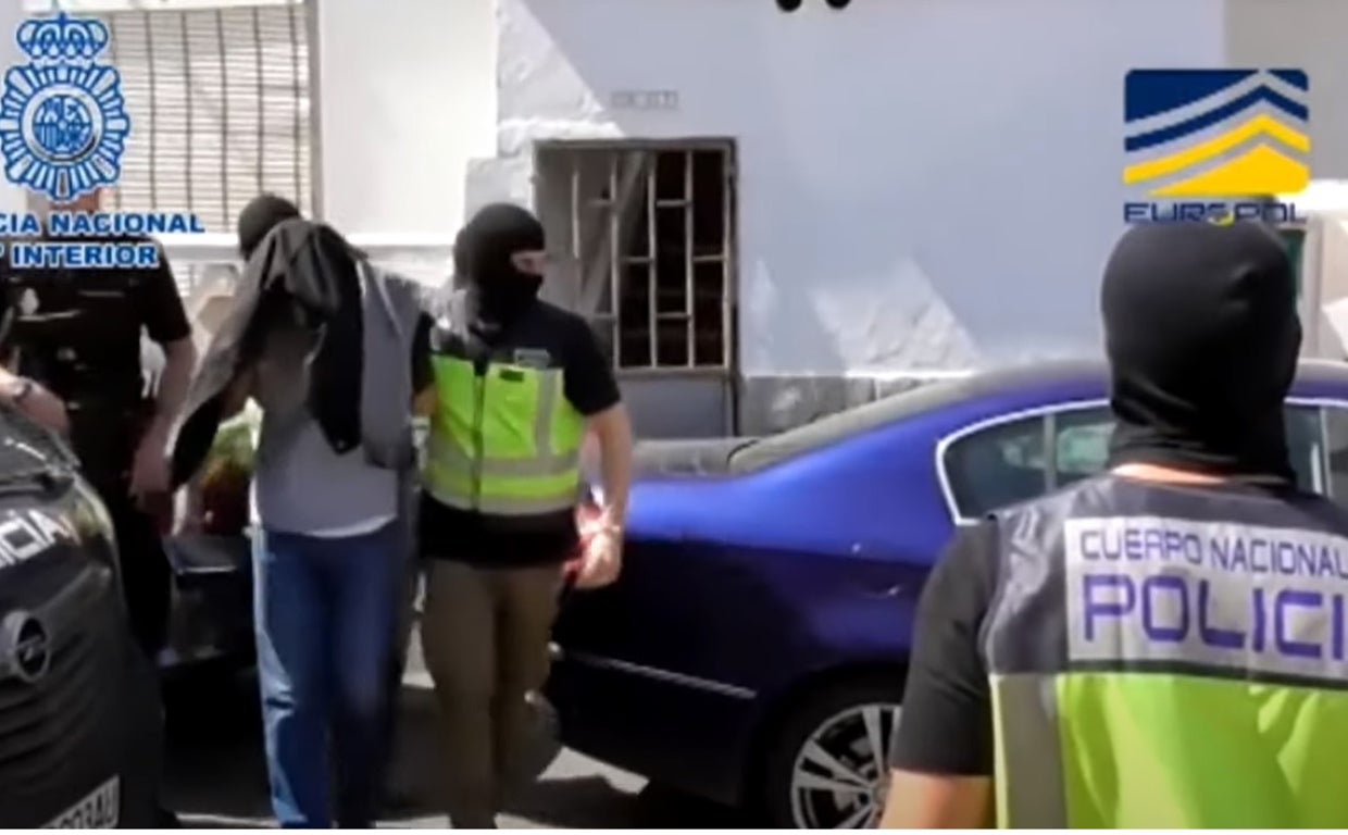 Momento de la detención de Nabil en diciembre de 2019.