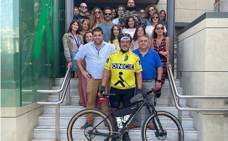Un ciclista con enfermedades crónicas consigue en 12 días llegar desde San Fernando hasta Bilbao pedaleando