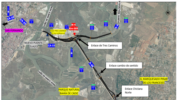 Sale a licitación la obra del nudo de Tres Caminos por casi 100 millones de euros