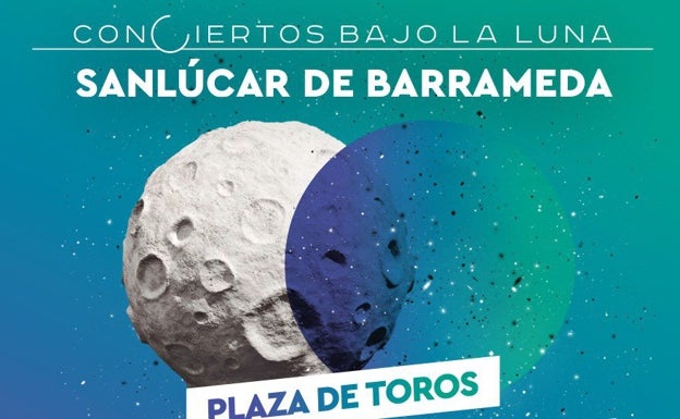 Cartel de Conciertos Bajo la Luna, Sanlúcar.