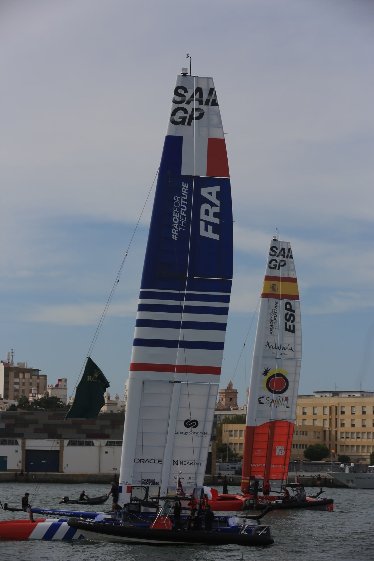 Búscate en las imágenes de Cádiz este domingo de SailGP