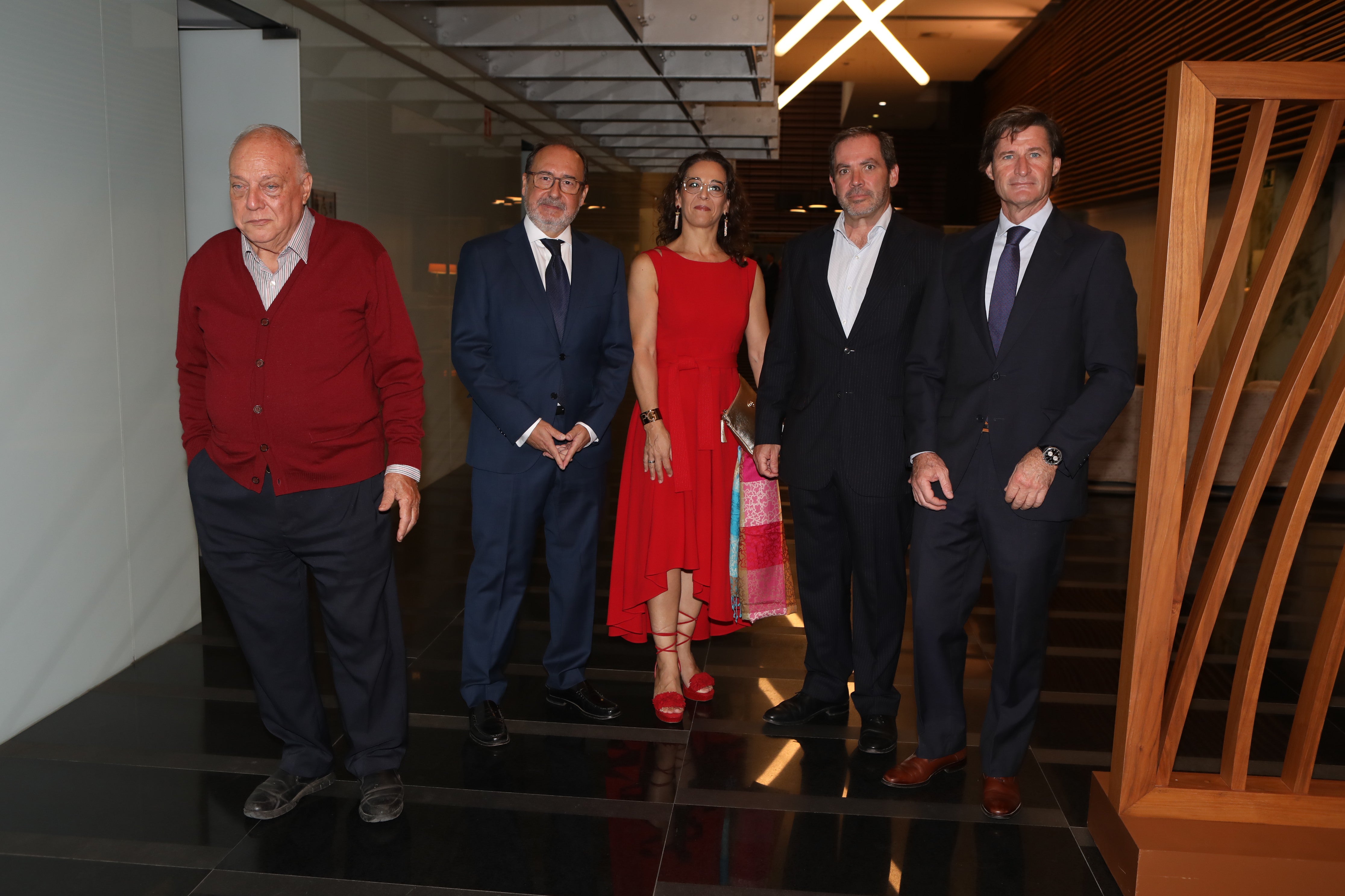 Guillermo Boto, José Antonio Quesada, Inmaculada Gómez, César Gómez y Guillermo Silóniz.