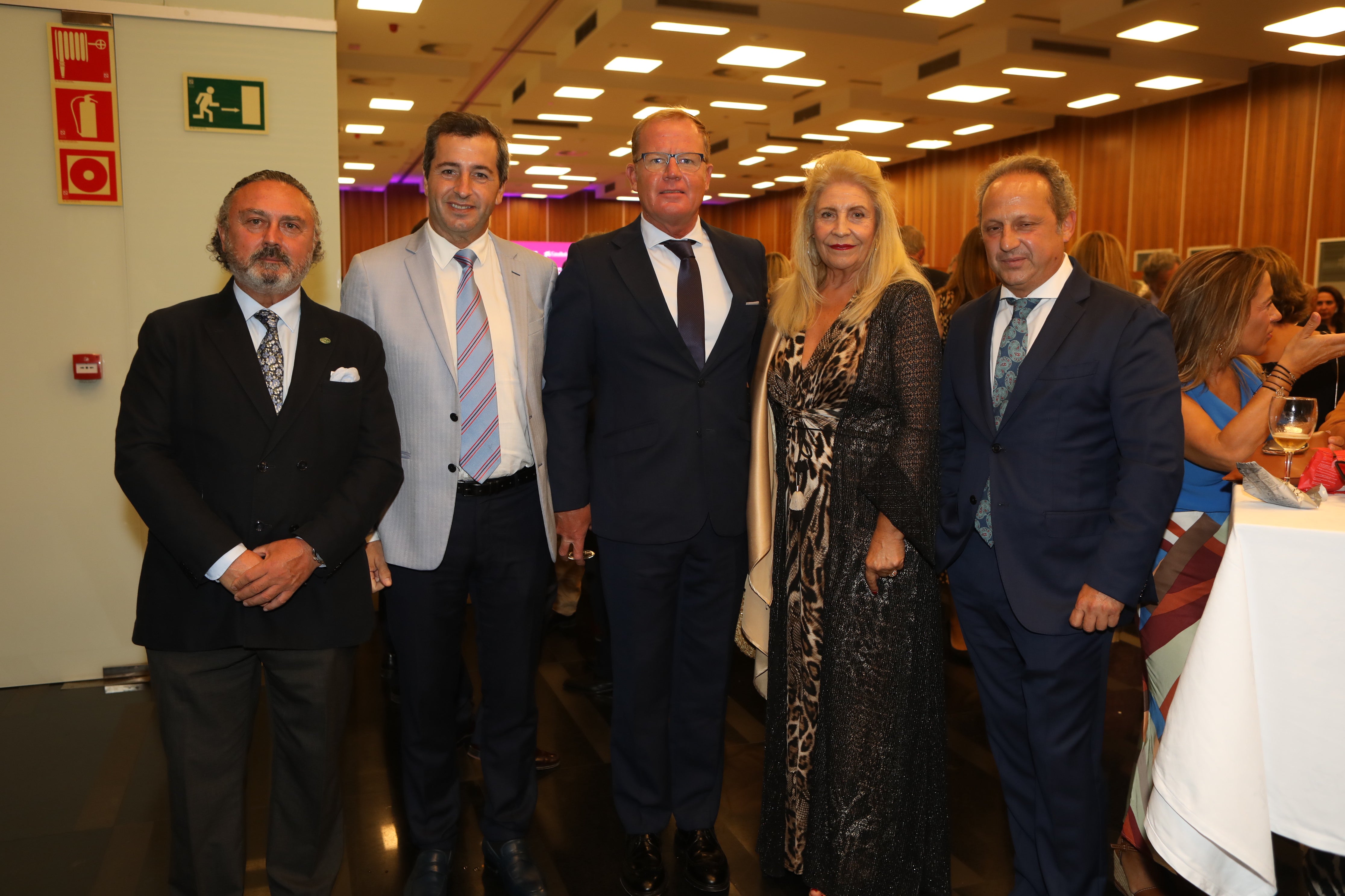 Angel Carrero, Luis Martín, Stefan Declerck, Josefa Díaz y José Amaya.