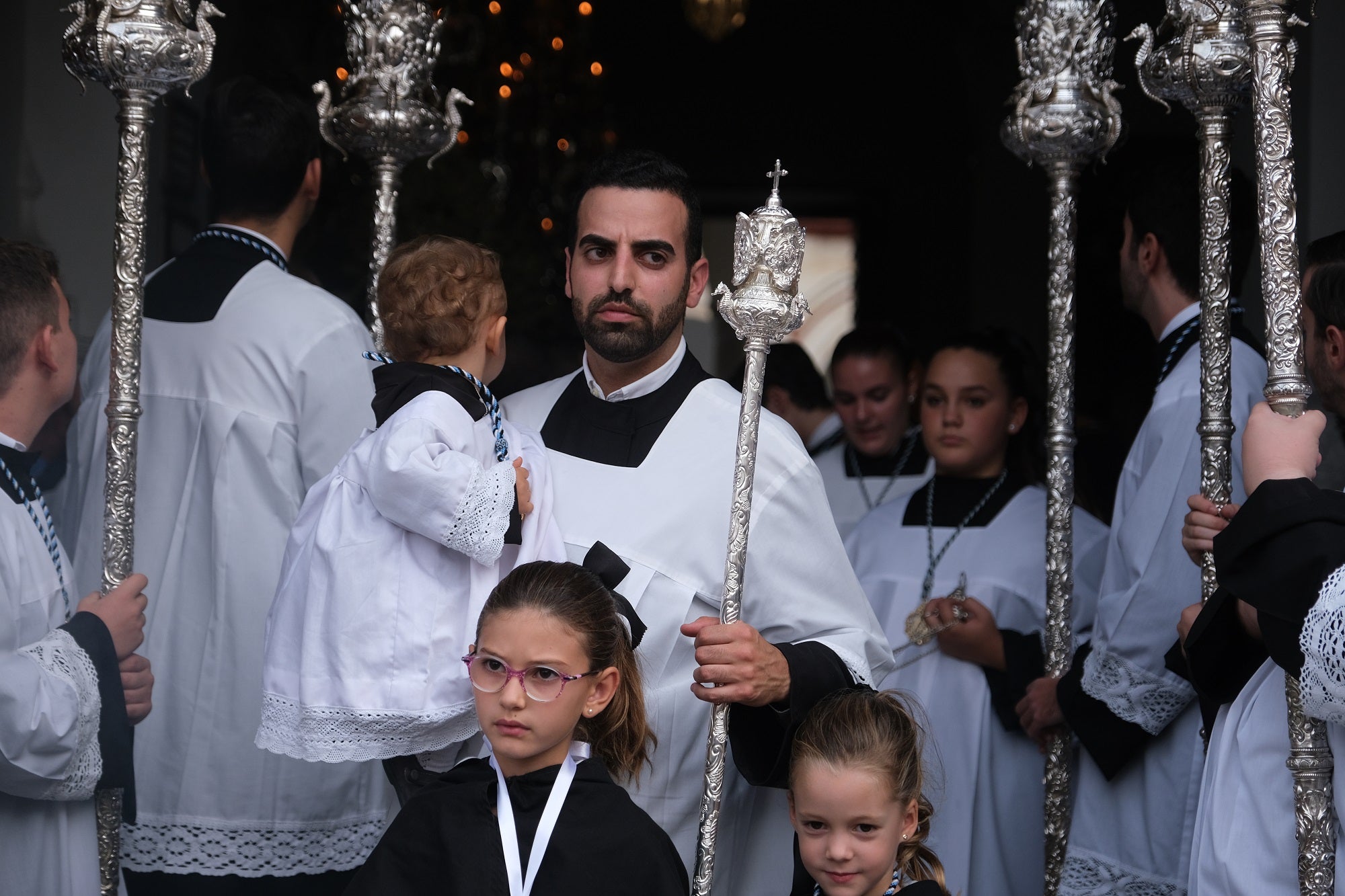 En imágenes: Procesión de la Virgen del Rosario