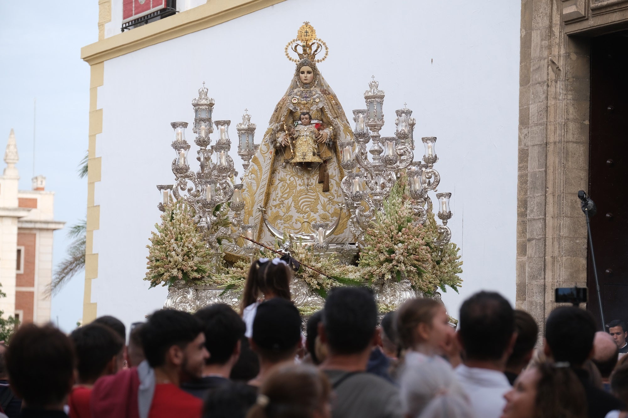 En imágenes: Procesión de la Virgen del Rosario