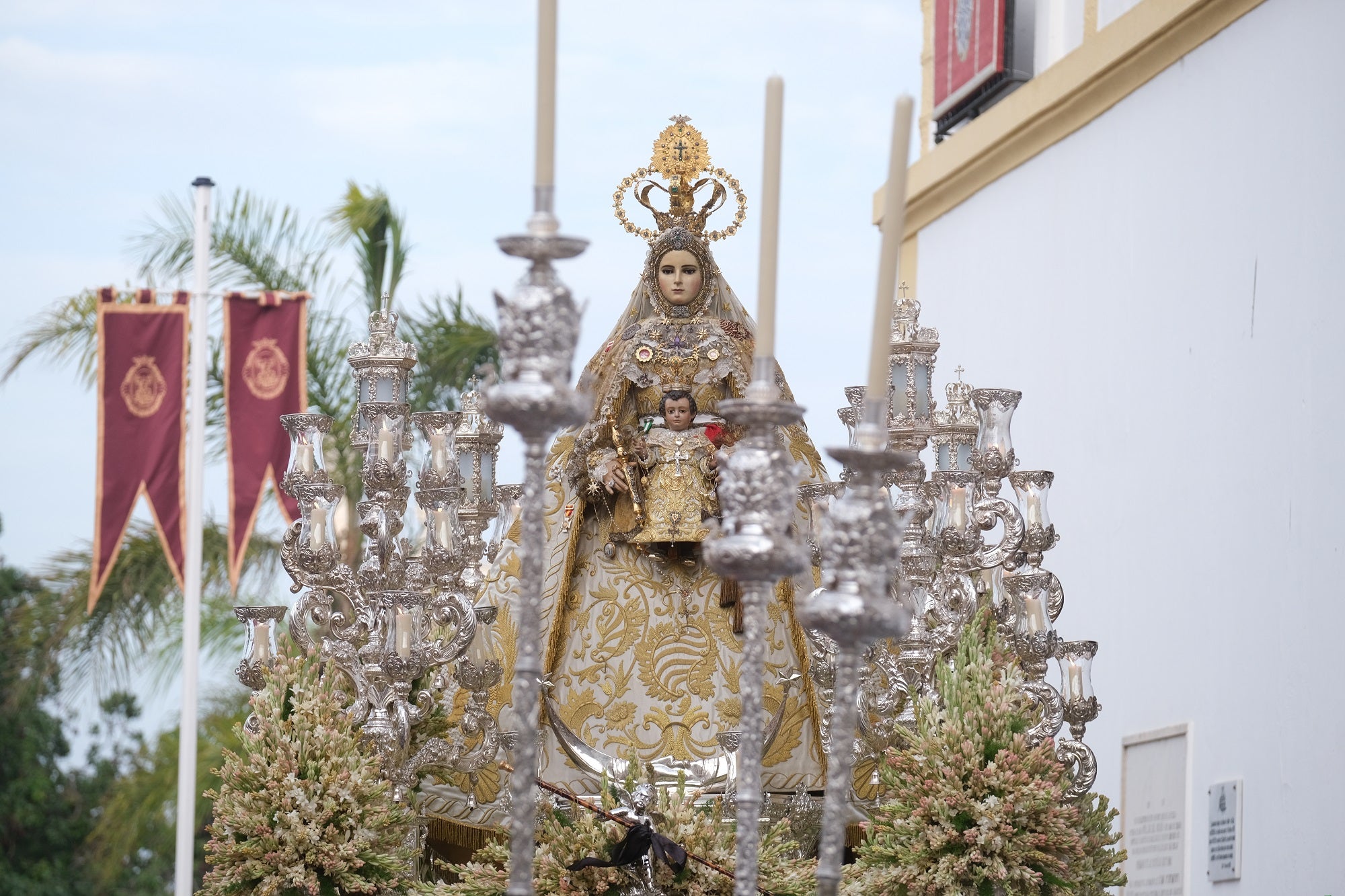 En imágenes: Procesión de la Virgen del Rosario