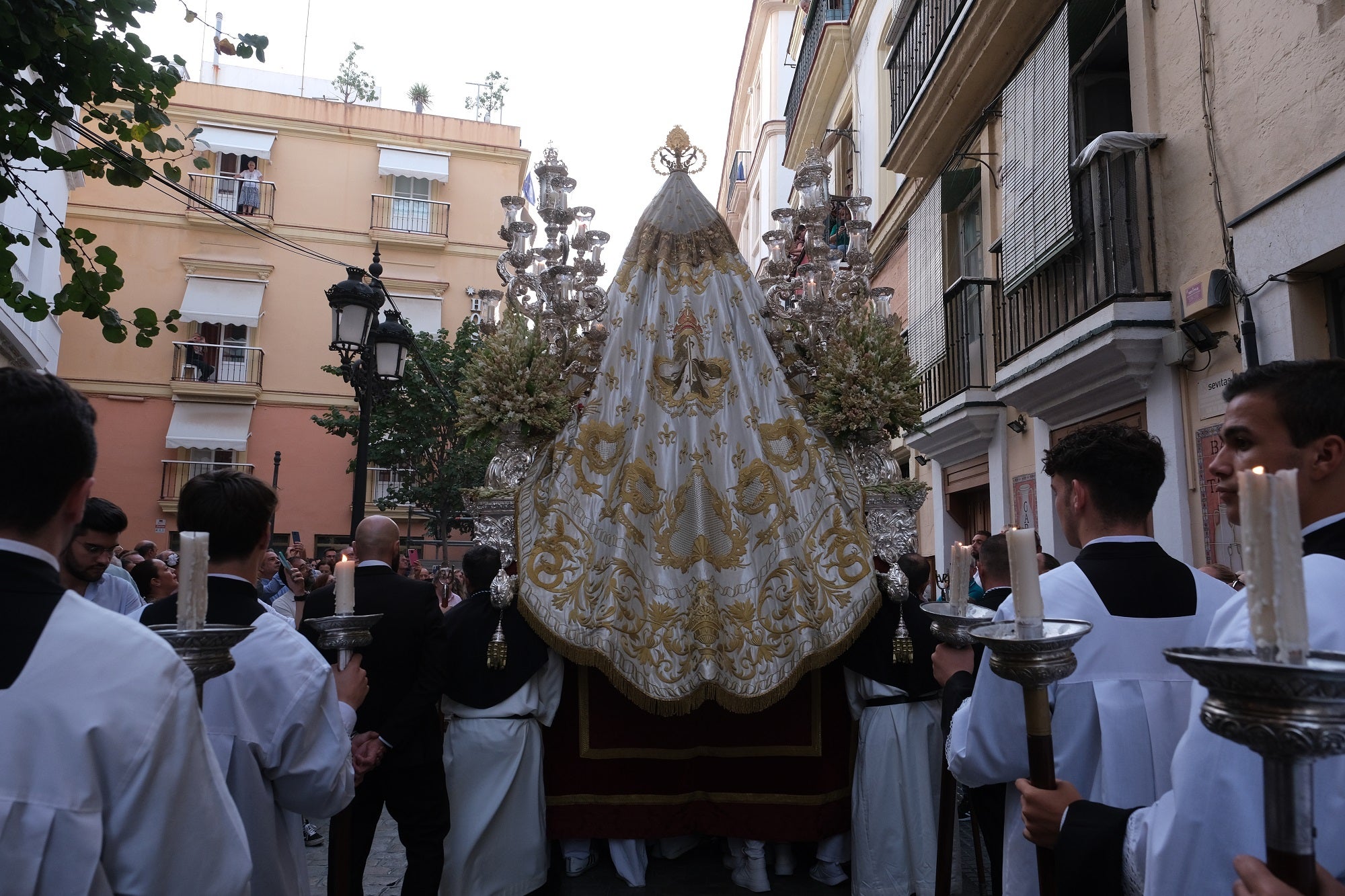 En imágenes: Procesión de la Virgen del Rosario