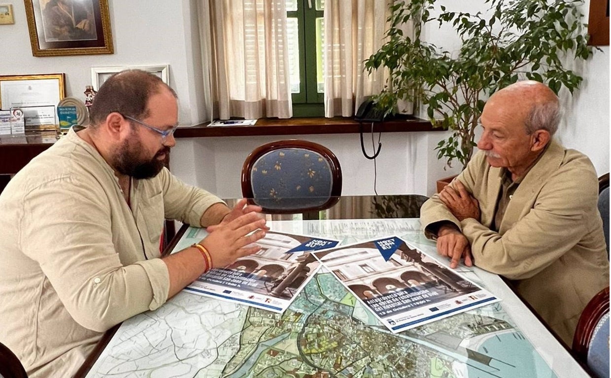 Reunión sobre el proyecto para rehabilitar el Hospital San Juan de Dios.