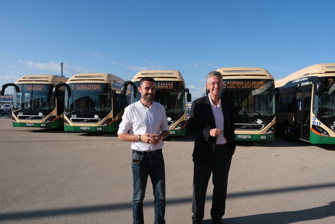 Fotos: Así son los nuevos autobuses híbridos de Cádiz