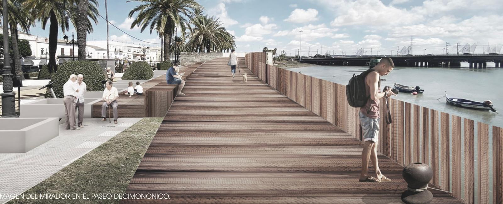 Así será el nuevo paseo fluvial en El Puerto