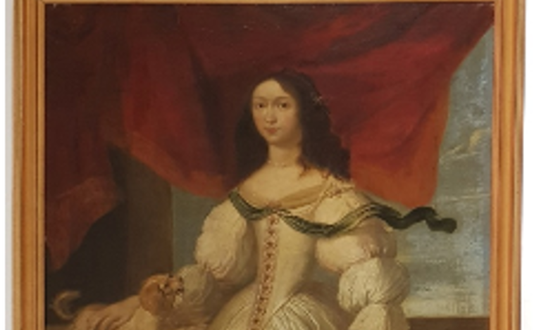 El Museo de las Cortes restaura el retrato al óleo de María del Rosario Cepeda