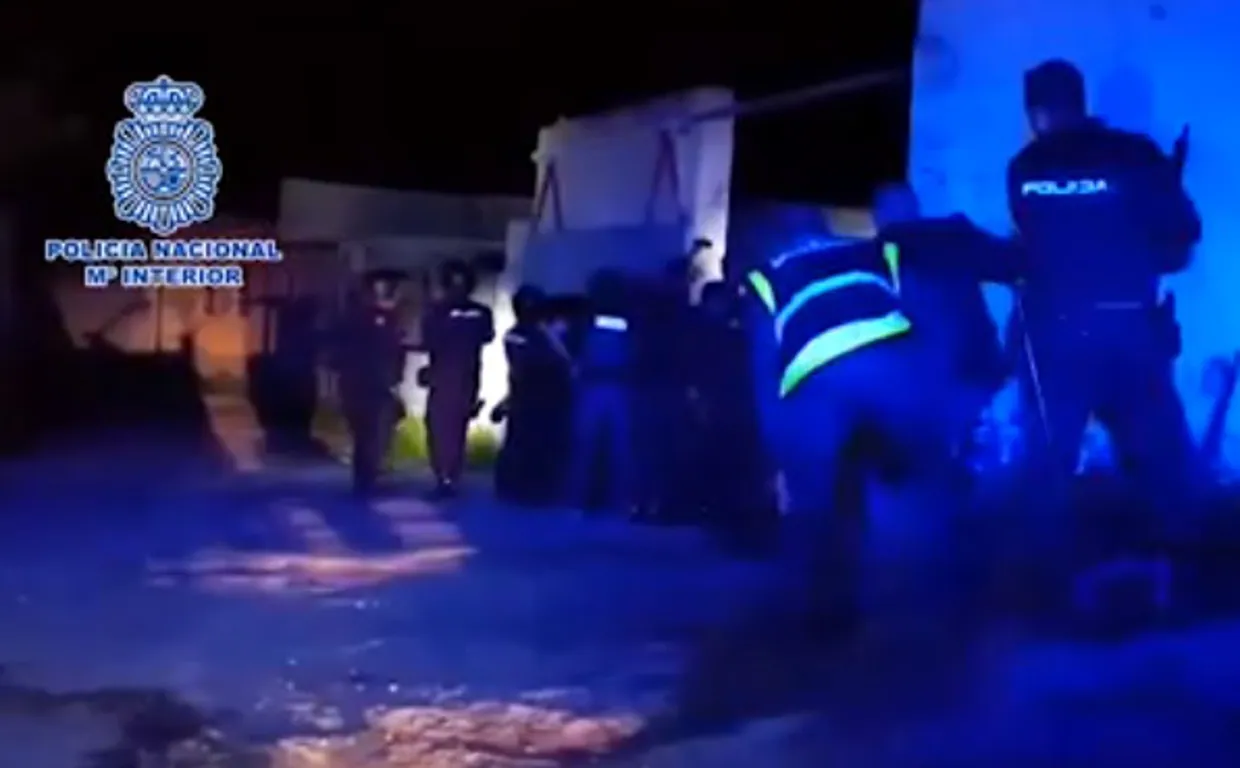 Imagen de archivo de un atrincheramiento de narcos en Algeciras.
