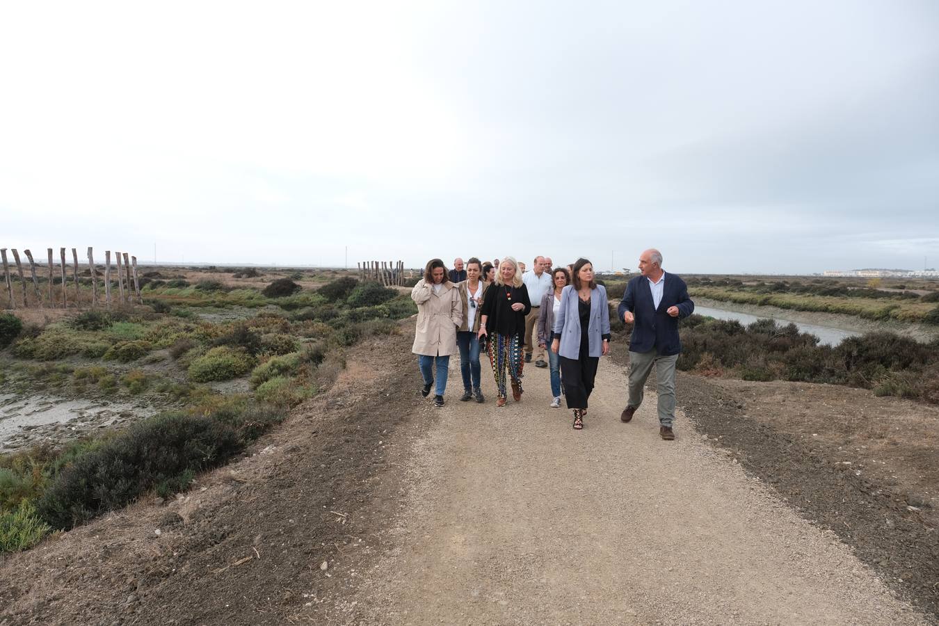 Así es la nueva vía ciclopeatonal entre San Fernando y Chiclana