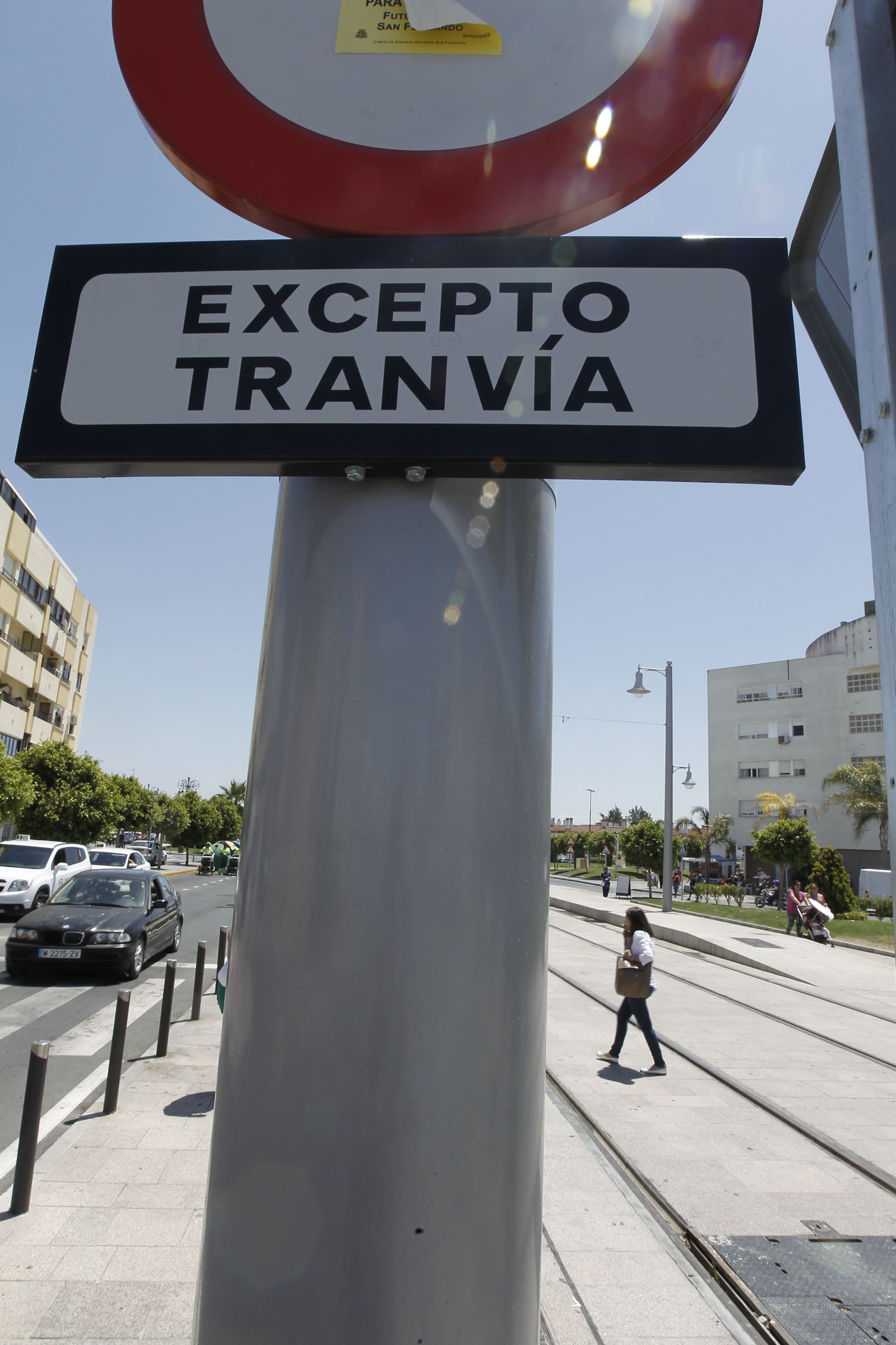 Imágenes históricas: Los años de obras del tranvía de la Bahía de Cádiz