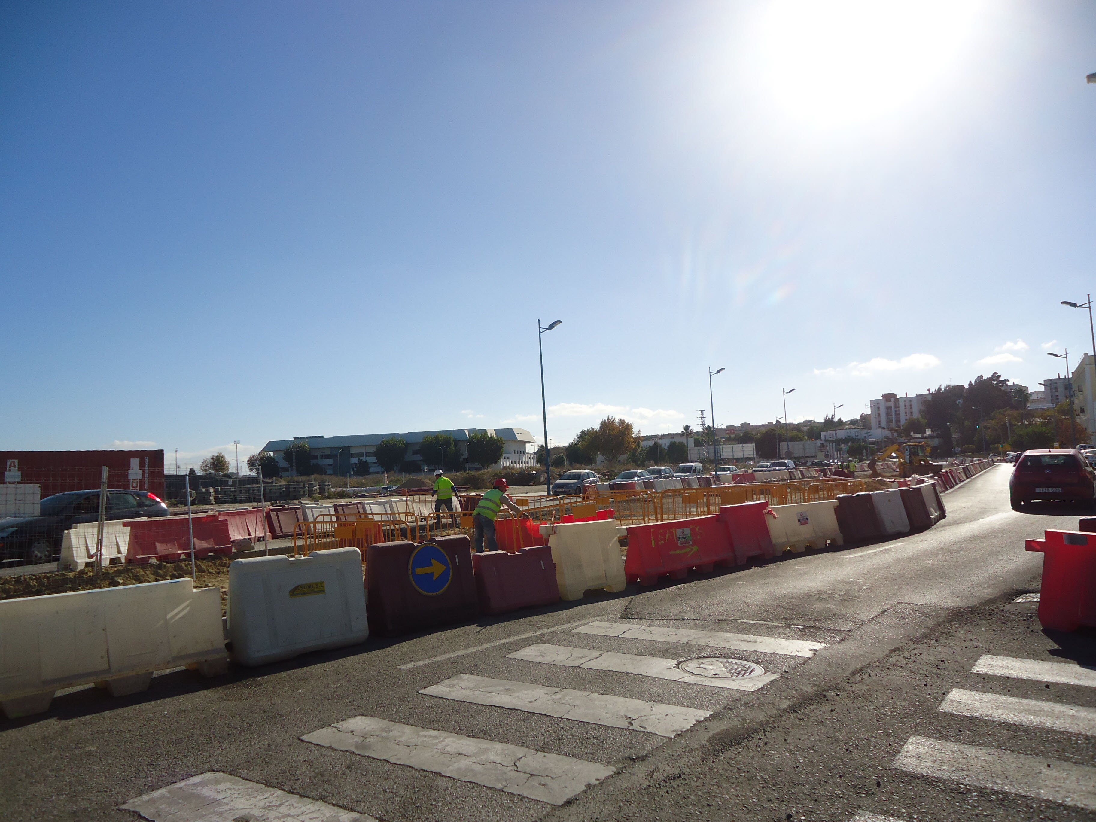 Imágenes históricas: Los años de obras del tranvía de la Bahía de Cádiz