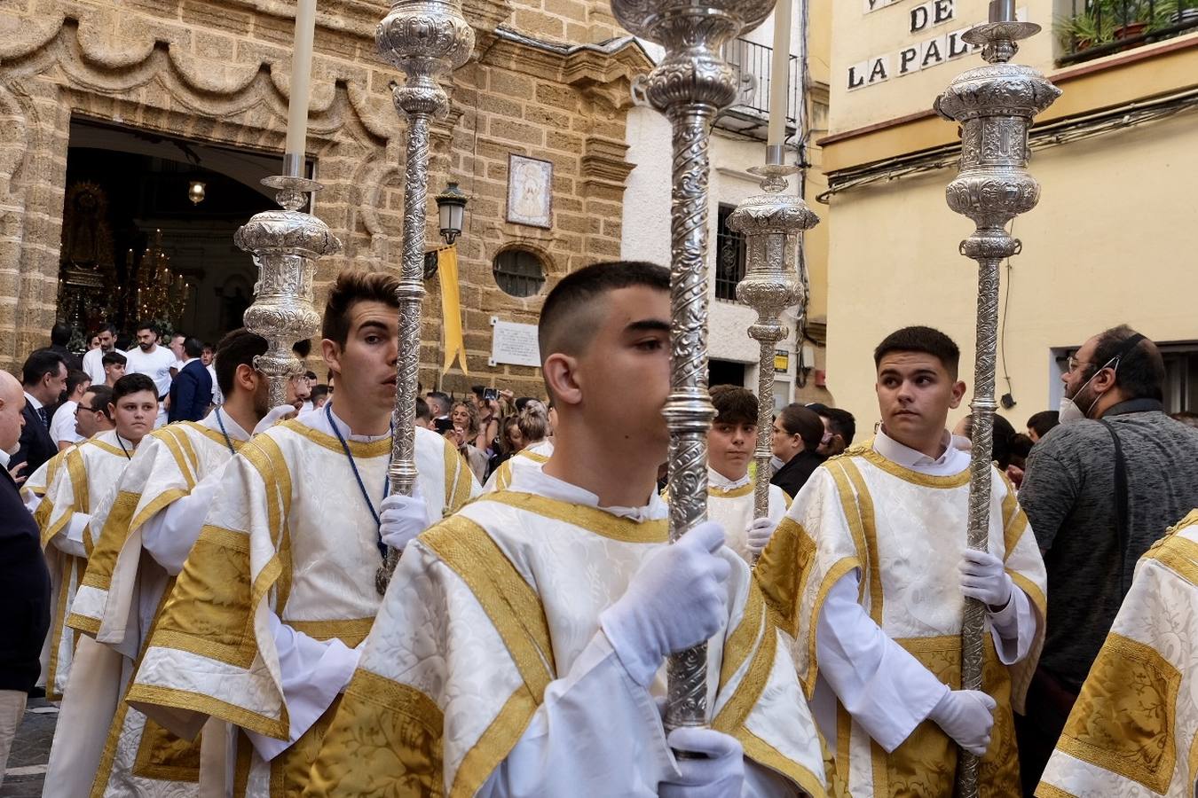 Así ha sido la procesión de la Virgen de la Palma en Cádiz