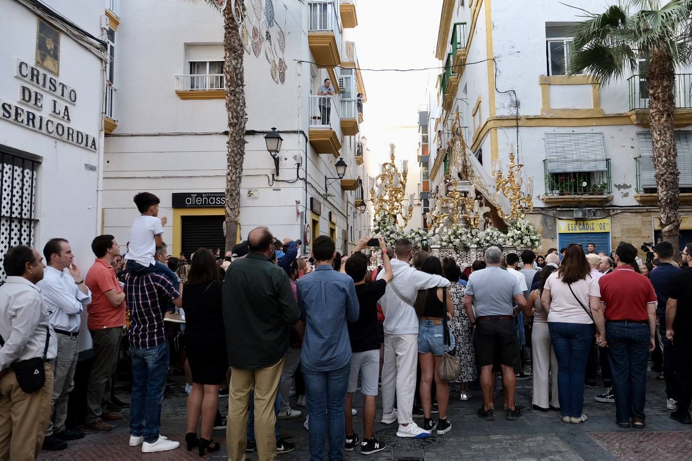 Así ha sido la procesión de la Virgen de la Palma en Cádiz