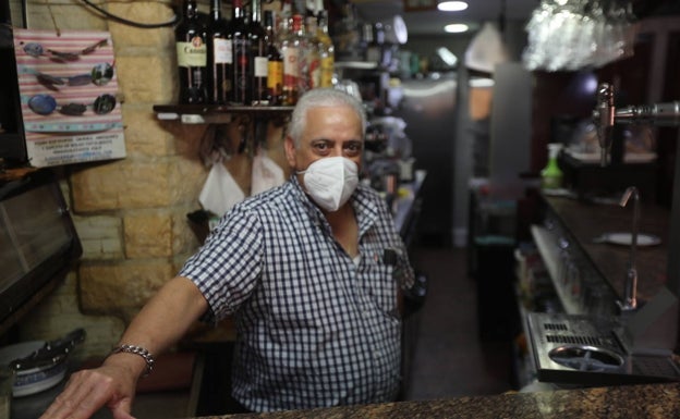 Juan García, del bar Los Platillos Volantes