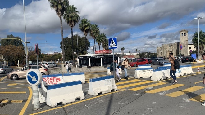 Aparcamiento en la zona de Renfe en El Puerto