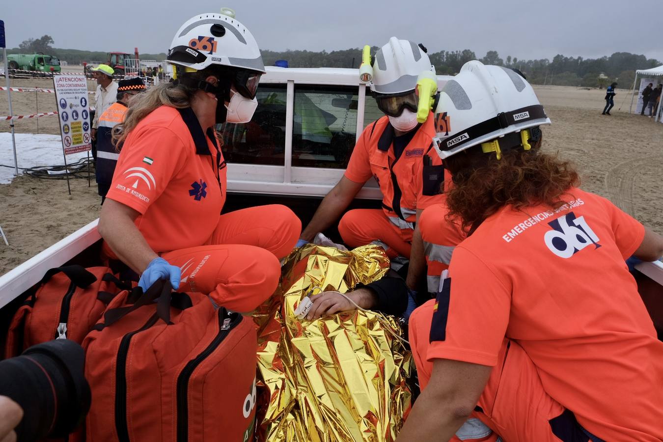 El Puerto se prepara para combatir un vertido de 3.000 toneladas de fueloil