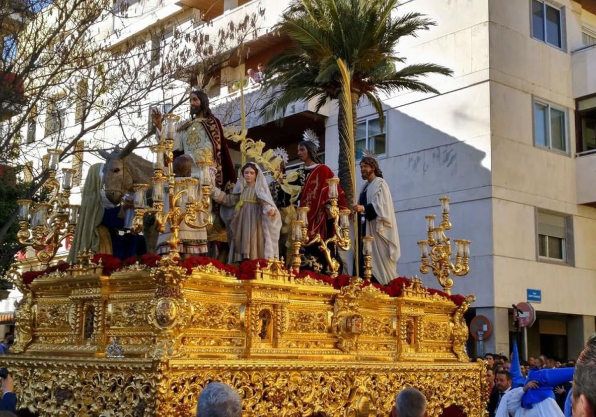 La Borriquita, en Jerez.